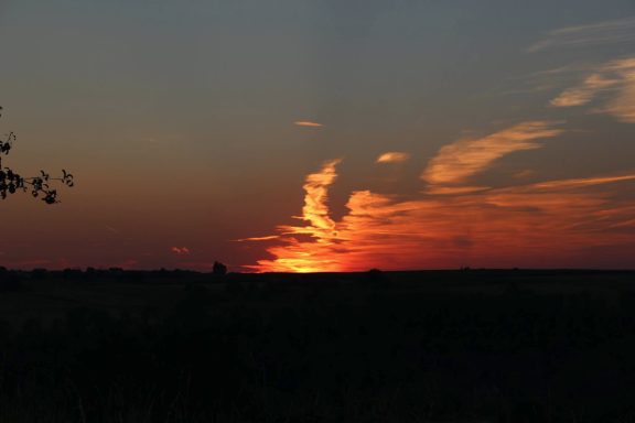 Himmel in Flammen